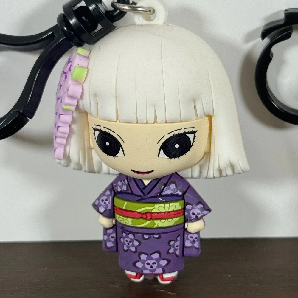 Demon Slayer Bag Clip Zenitsu Hinaki Ubuyashiki 3D Foam Keychain Monogram Lot 2
